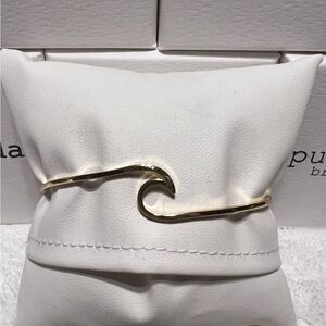 Brand New PURA VIDA Bracelet - Gold Wave Cuff